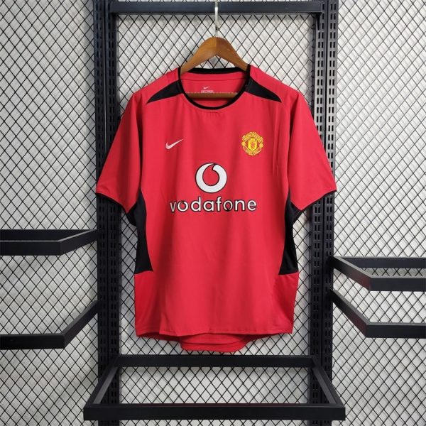 MAILLOT RETRO VINTAGE MANCHESTER UNITED HOME 2002-04