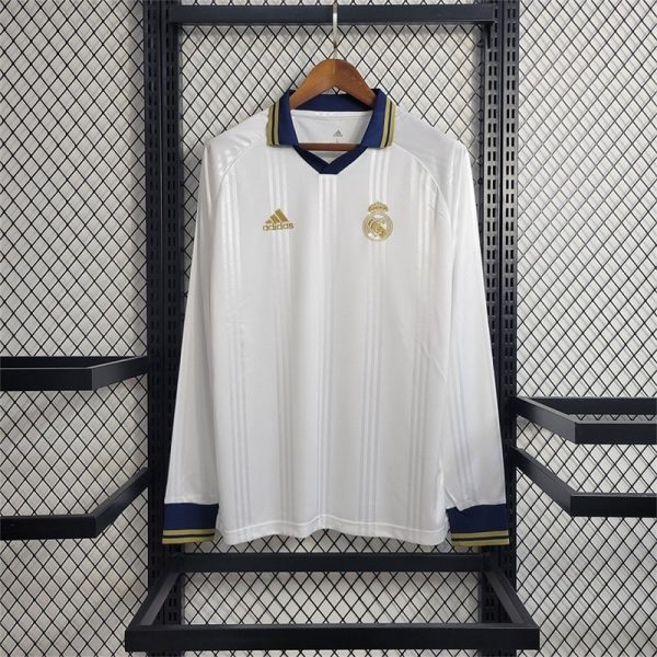 MAILLOT RETRO REAL MADRID TRAINING 2019-20 MANCHES LONGUES