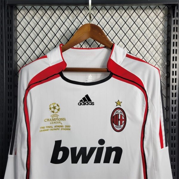 MAILLOT RETRO VINTAGE MILAN AC AWAY 2006-07 MANCHES LONGUES (2)