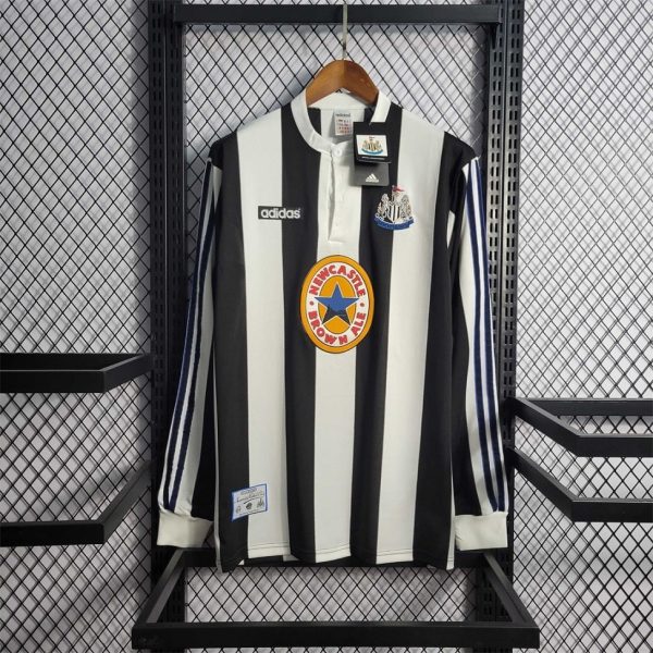 MAILLOT RETRO VINTAGE NEWCASTLE HOME 1995-97 MANCHES LONGUES (1)