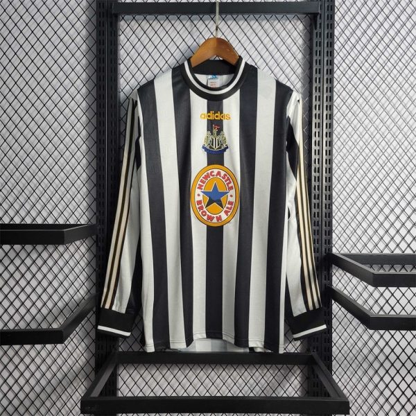 MAILLOT RETRO VINTAGE NEWCASTLE HOME 1997-99 MANCHES LONGUES (1)