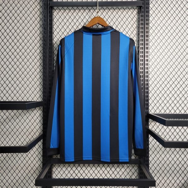 Maillot Retro Vintage Inter Milan 1988 Domicile Manches Longues (3)